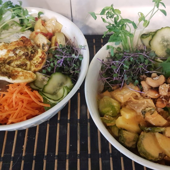 Greek Goddess Hippie Bowl & Hot and Sour Hippie Bowl